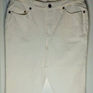 New Colleen Lopez Size 8 Off-White Jeans